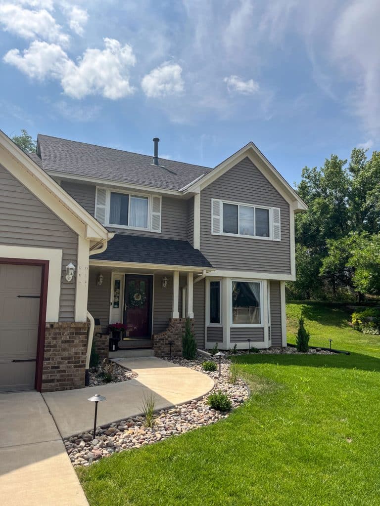 Featured Project-The Hillside Hideaway-Woodbury, MN-Front of house and walkway