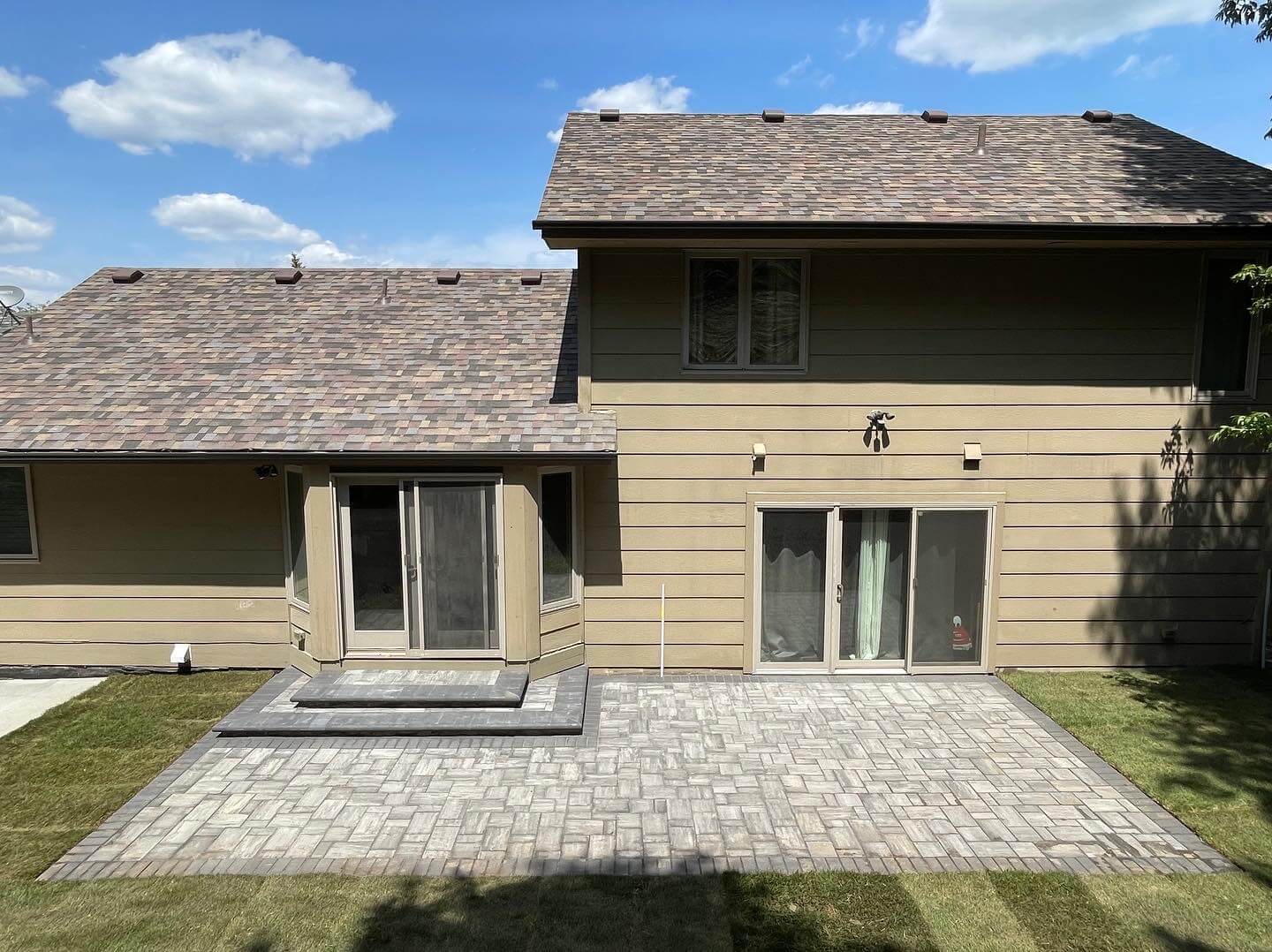 Patio and steps